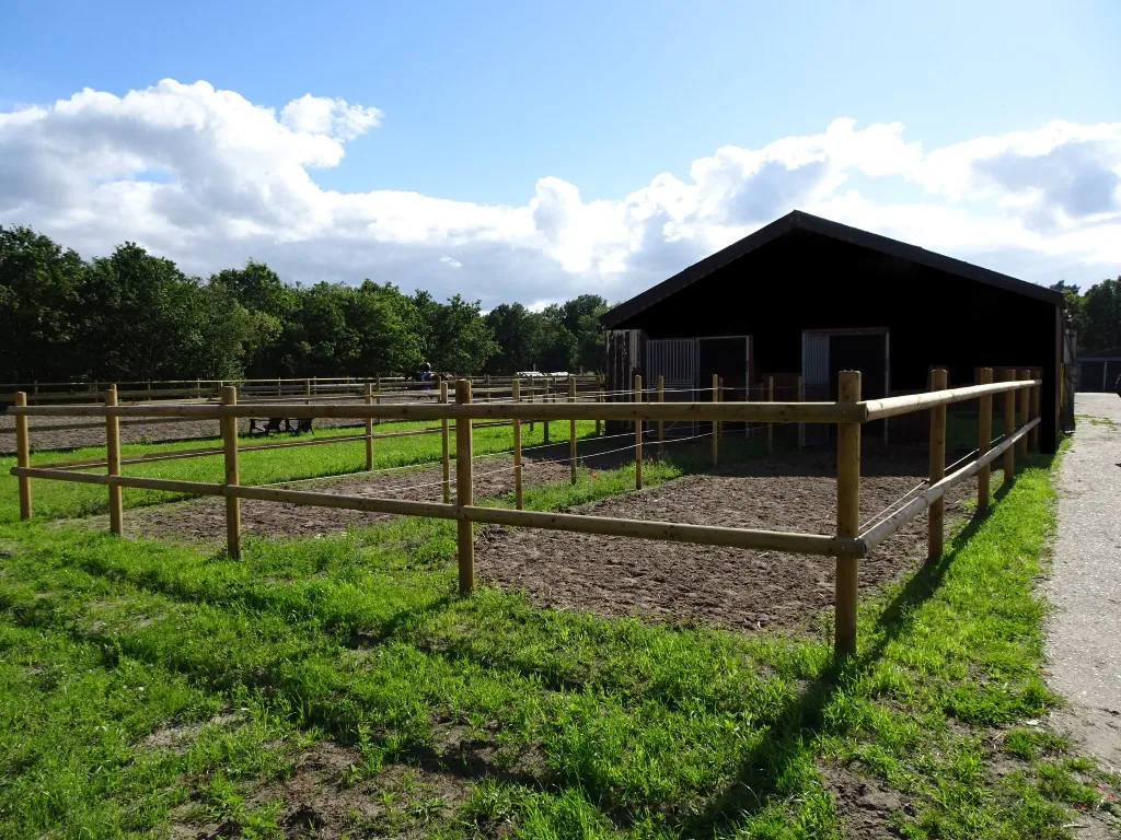 Quarantainestallen met uitloop bij De Vlaemsche Hoeve