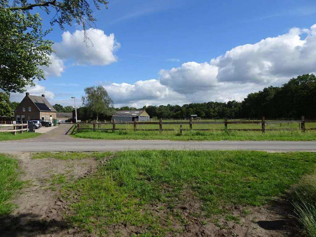 Voorzijde van De Vlaemsche Hoeve in Nispen